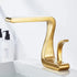 Luxury White Gold Bathroom Mixer Tap Brass Wash Basin Faucet Hot and Cold Water Sink Retro Faucet  Single Hole Faucet Bathroom - https://mohammadcollection.com