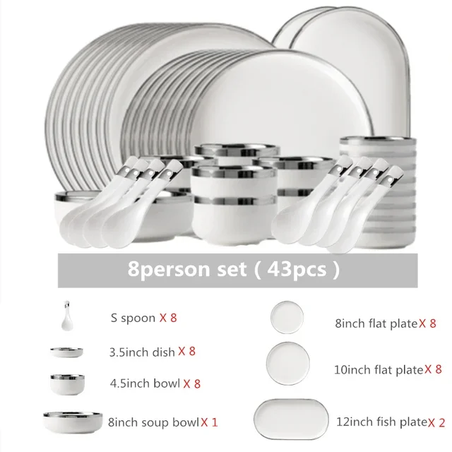 MC Dinnerware Set For Family
