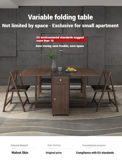 Luxury Party Dining Table Kids Study Wood Restaurant Room Dining Tables Space Saving Modern Mesas De Jantar Home Furniture