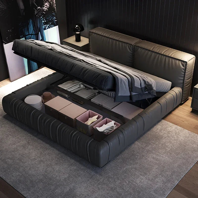 Loft Multifunctional Bed Storage Modern Massage Headboards Children Bed Furniture - https://mohammadcollection.com