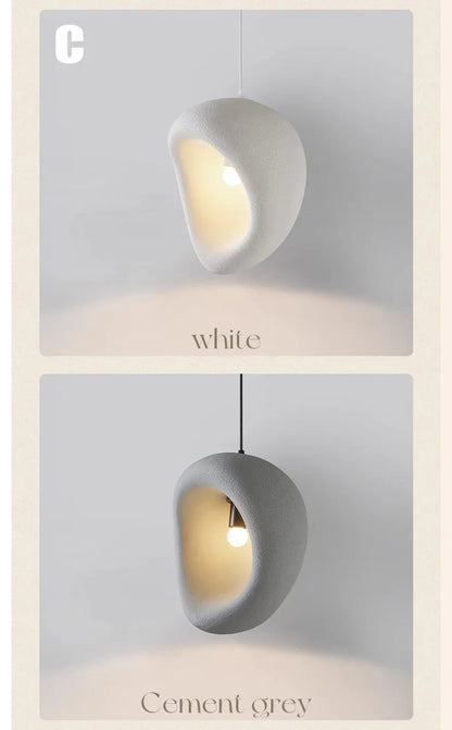 Nordic Villa Stairs Wabi Sabi E27 Led Pendant Lights