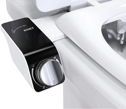 Bidet Toilet Seat Attachment Non-Electric Self-Cleaning Dual Nozzles Wash Hot Cold Mixer Water Lady Bathroom Accessories Sprayer - https://mohammadcollection.com