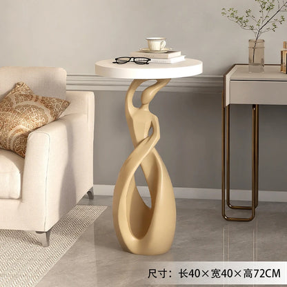 Modern Abstract Art Ornaments, Furniture, Light Luxury Living Room Coffee Table, Sofas Side Table, Corner Table, Bedside Table - 𝕄𝕮 𝕋𝕙𝕖 𝔹𝕝𝕒𝕔𝕜 𝔻𝕚𝕒𝕞𝕠𝕟𝕕