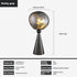 Lava Floor Lamp Black For Living Room Bedroom Post-Modern Corner Floor Lamps With Smoke Gray Shade Standing Lights Table Lamp - https://mohammadcollection.com