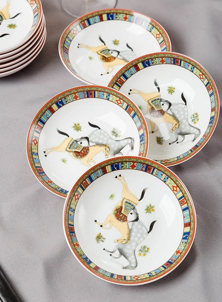 Ceramic tableware set by 𝕄𝕔 𝕋𝕙𝕖 𝔹𝕝𝕒𝕔𝕜 𝔻𝕚𝕒𝕞𝕠𝕟�