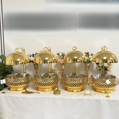 Wedding party  supply hot pot buffet warmer catering stainless steel hanging hot pot factory - https://mohammadcollection.com