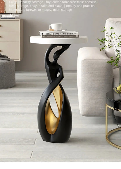 Modern Abstract Art Ornaments, Furniture, Light Luxury Living Room Coffee Table, Sofas Side Table, Corner Table, Bedside Table - 𝕄𝕮 𝕋𝕙𝕖 𝔹𝕝𝕒𝕔𝕜 𝔻𝕚𝕒𝕞𝕠𝕟𝕕