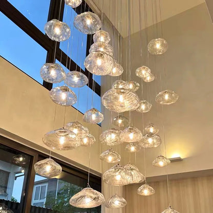 Nordic home decoration, stair chandelier, living room bedroom and dining room Pendant lights, ceiling light, indoor lighting