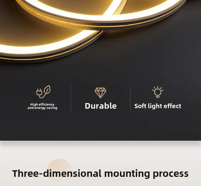 Modern Nine Fish Map Wall Clock by MC THE BLACK DIAMOND, luminous, decorative clock with a luxurious design for corridor or entrance decoration.