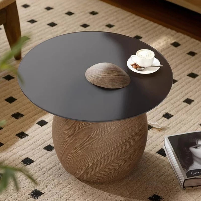 Wabi Sabi Style Imitation Stone Statue Luxury Coffee Table Retro Art Living Room Furniture Side Table Large Floor Decoration - 𝕄𝕮 𝕋𝕙𝕖 𝔹𝕝𝕒𝕔𝕜 𝔻𝕚𝕒𝕞𝕠𝕟𝕕