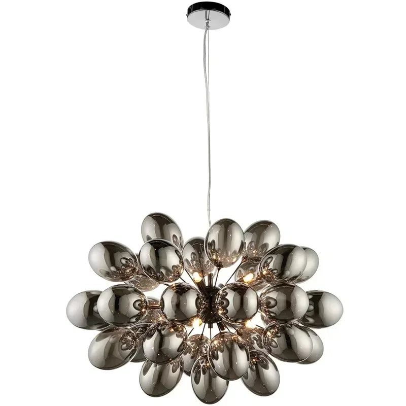 Modern grape-shaped chandelier by 𝕄𝕔 𝕋𝕙𝕖 𝔹𝕝𝕒𝕔𝕜 𝔻𝕚𝕒𝕞𝕠𝕟𝕕