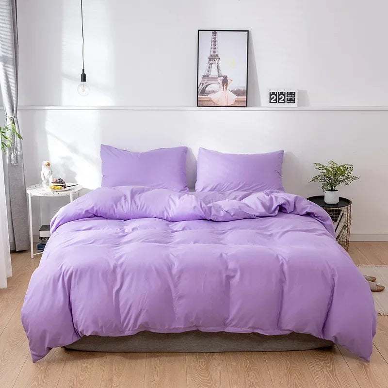 Nordic solid color sanding duvet cover by 𝕄𝕔 𝕋𝕙𝕖 𝔹𝕝𝕒𝕔𝕜 𝔻𝕚𝕒𝕞𝕠𝕟