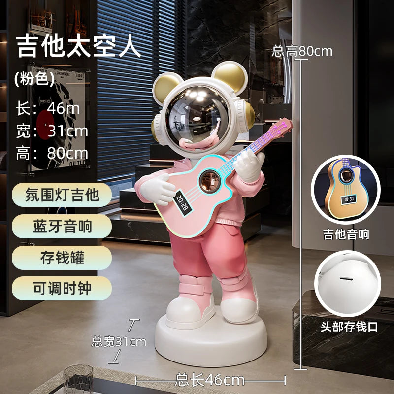 Large Astronaut Floor Decor Modern Luxury Cartoon Character Statue Sculpture Creative Living Room Decoration Housewarming Gift - 𝕄𝕮 𝕋𝕙𝕖 𝔹𝕝𝕒𝕔𝕜 𝔻𝕚𝕒𝕞𝕠𝕟𝕕