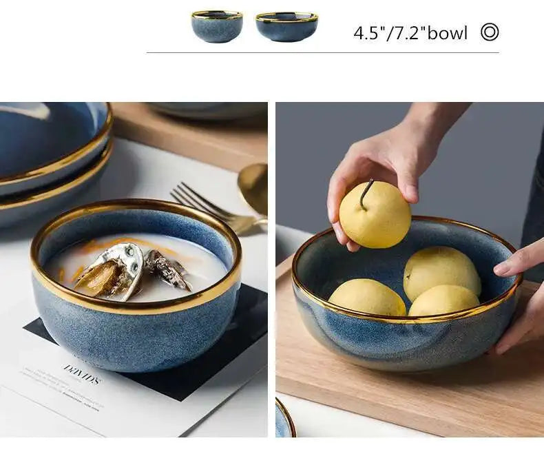 Light luxury ceramic dinner plate from 𝕄𝕔 𝕋𝕙𝕖 𝔹𝕝𝕒𝕔𝕜 𝔻𝕚𝕒𝕞𝕠𝕟�