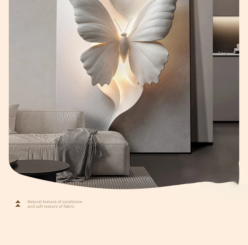 Premium butterfly wall light fixture by MC THE BLACK DIAMOND, decorative living room floor decoration with elegant butterfly design.