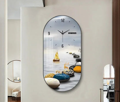 Nordic luxury Wall Clock Living Room Household Fashion Restaurant Decorative Painting Creative Wall Hanging Silent Clock - https://mohammadcollection.com