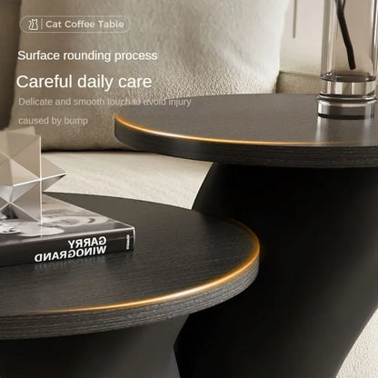 Creative Cat Coffee Table Standing Modern Tea Table Living Room Sofa End Tables Bedroom Nordic Side Tables Resin Home Decor - https://mohammadcollection.com