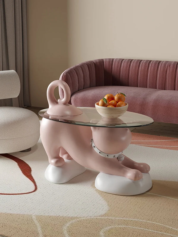 Designer Lazy Cat Coffee Table Sofa Side Table Creative Living Room Furniture Large Size Home Decoration - https://mohammadcollection.com