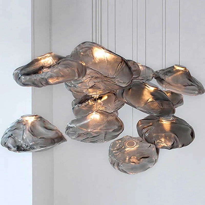 Modern home decoration crystal chandelier from MC THE BLACK DIAMOND featuring sparkling crystal drops and elegant lighting fixtures.