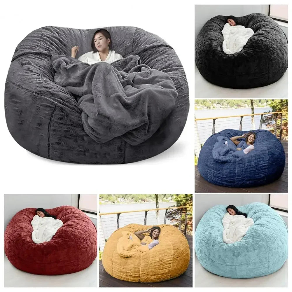 MC THE BLACK DIAMOND useful sofa bean bag with flexible cover, showcasing the comfortable and versatile bean bag design.
