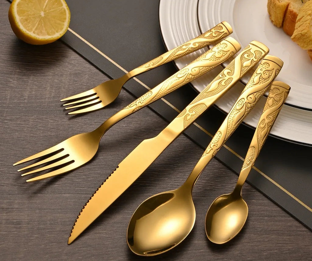 Knife Spoon Vintage Stainless Steel Tableware