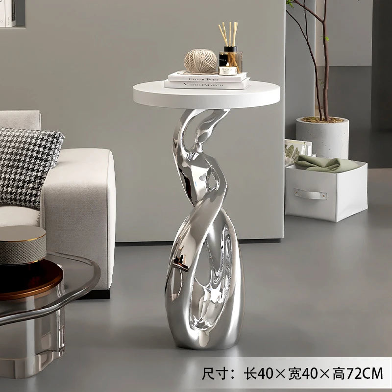 Modern Abstract Art Ornaments, Furniture, Light Luxury Living Room Coffee Table, Sofas Side Table, Corner Table, Bedside Table - 𝕄𝕮 𝕋𝕙𝕖 𝔹𝕝𝕒𝕔𝕜 𝔻𝕚𝕒𝕞𝕠𝕟𝕕