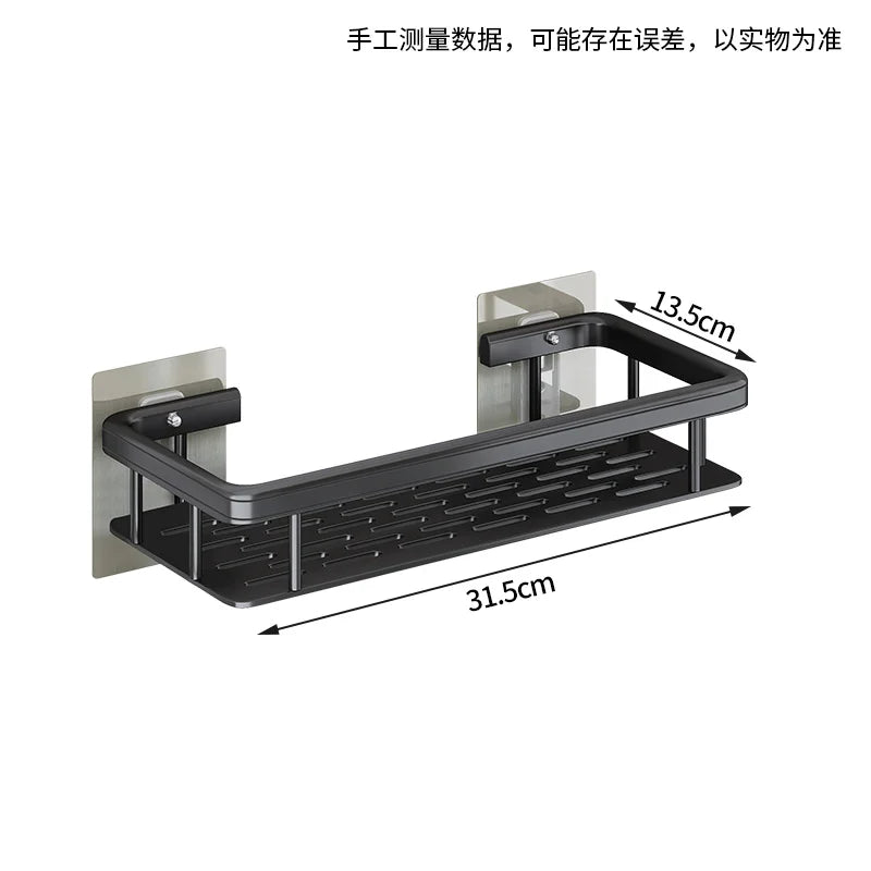 Bathroom Shelves No-drill Corner Shelf Shower Storage Rack Holder Toilet Organizer Bathroom Accessories - https://mohammadcollection.com
