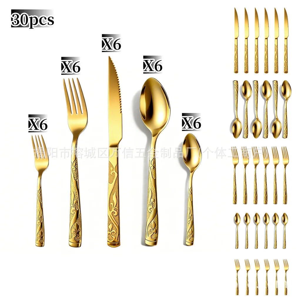 Knife Spoon Vintage Stainless Steel Tableware