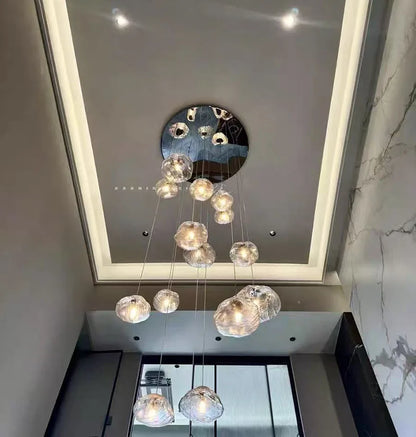 Nordic home decoration, stair chandelier, living room bedroom and dining room Pendant lights, ceiling light, indoor lighting