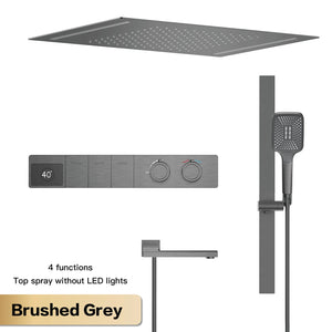 4 Gris brossé