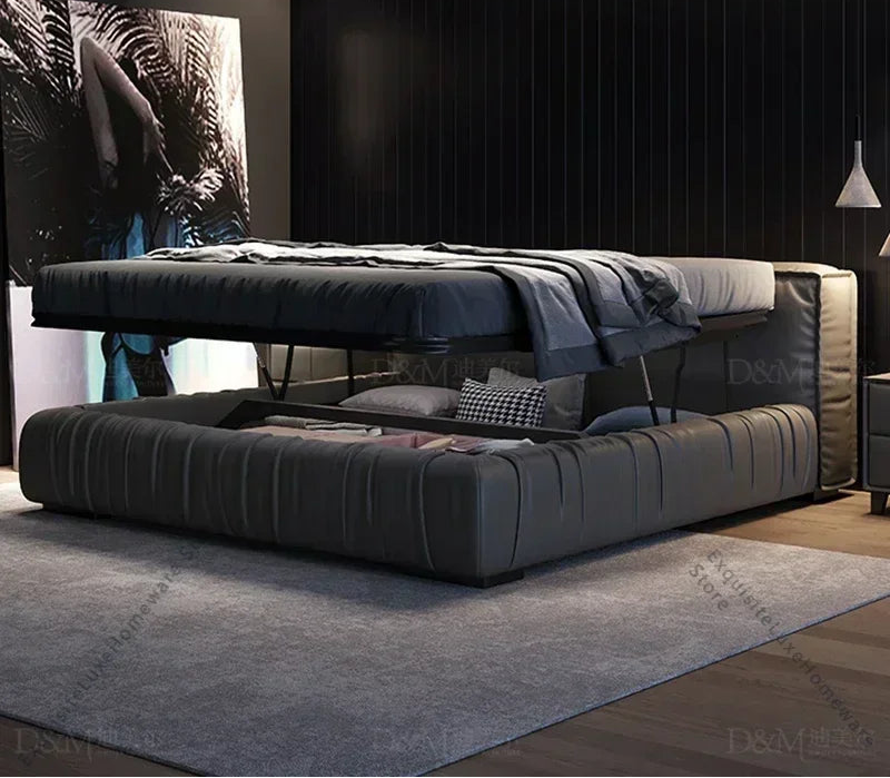 Loft Multifunctional Bed Storage Modern Massage Headboards Children Bed Furniture - https://mohammadcollection.com