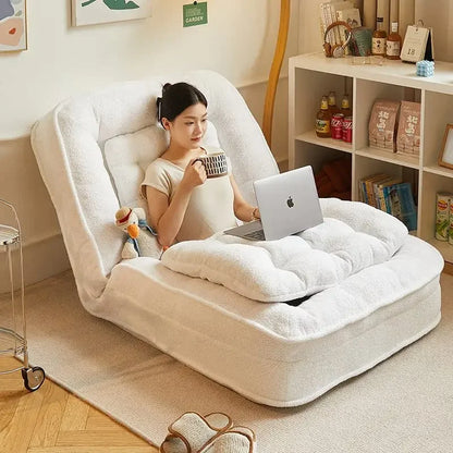 Lazy sofa reclining and sleeping single tatami bedroom small sofa folding sofa bed - https://mohammadcollection.com