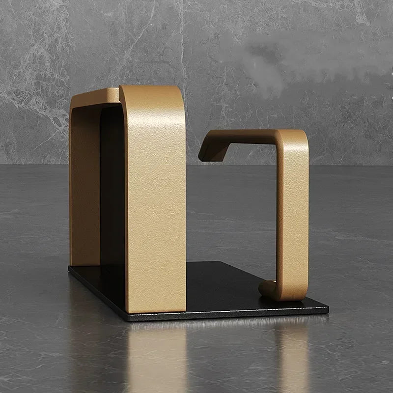 Black Gold Toilet Paper Holder Bathroom Wall Mount Multifunction WC Phone Towel Roll Shelf Accessories - https://mohammadcollection.com