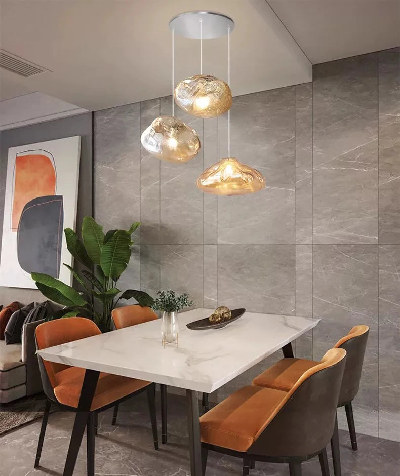 Nordic style pendant light by MC THE BLACK DIAMOND, stair and living room chandelier with modern design and warm illumination.