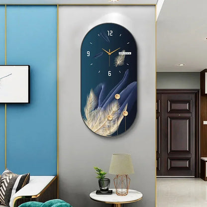 Nordic luxury Wall Clock Living Room Household Fashion Restaurant Decorative Painting Creative Wall Hanging Silent Clock - https://mohammadcollection.com