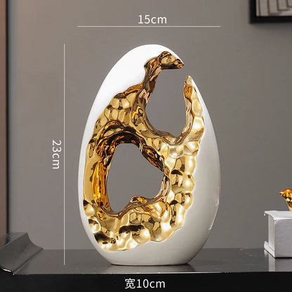 Simple Modern Home Decor, Gold Ornaments, Living Room, Wine Cabinet, TV Cabinet, Office Desktop, High-end Christmas Decoration - 𝕄𝕮 𝕋𝕙𝕖 𝔹𝕝𝕒𝕔𝕜 𝔻𝕚𝕒𝕞𝕠𝕟𝕕
