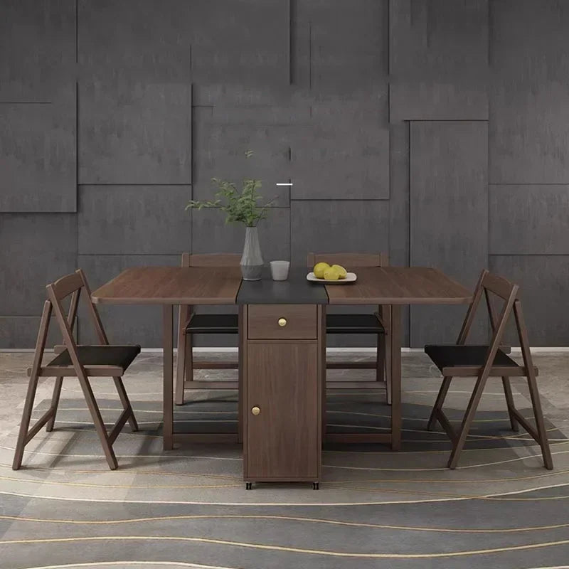 Folding wooden kids study and party table from MC The Black Diamond, versatile for dining, gaming, or crafts in a room.