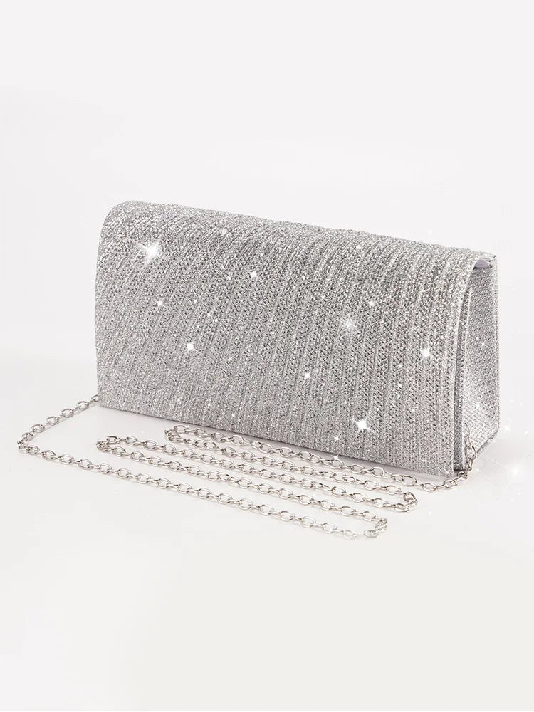Shiny women's evening shoulder bag by 𝕄𝕔 𝕋𝕙𝕖 𝔹𝕝𝕒𝕔𝕜 𝔻𝕚𝕒𝕞𝕠𝕟�