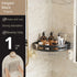 MC Diamond No-Drill Shower Caddy bath organizer with multiple shelves and hooks for bathroom storage, by 𝕄𝕔 𝕋𝕙𝕖 𝔹𝕝𝕒𝕔𝕜 𝔻�