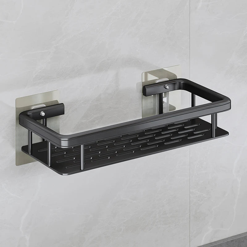 Bathroom Shelves No-drill Corner Shelf Shower Storage Rack Holder Toilet Organizer Bathroom Accessories - https://mohammadcollection.com