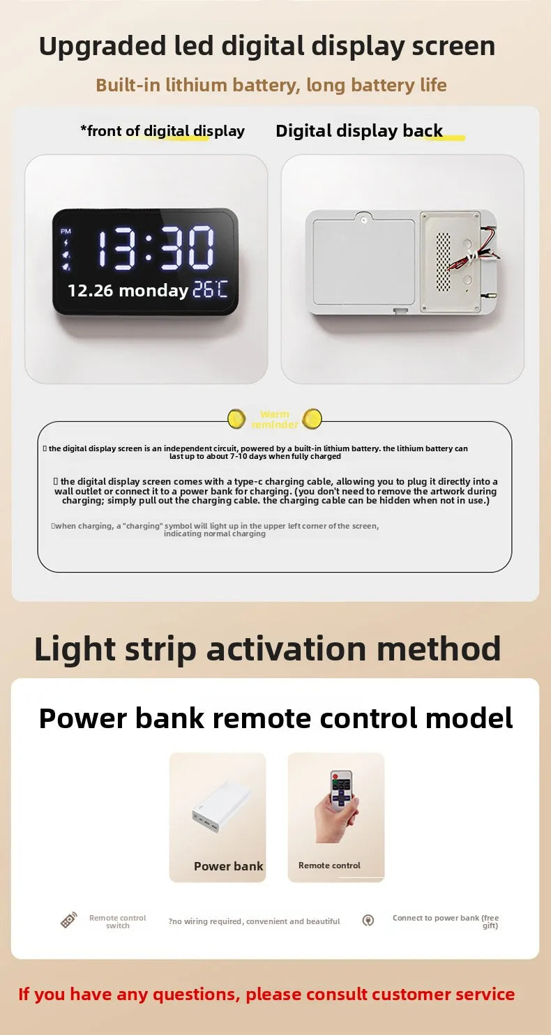 Earth Double Sided Corner Clock LED Wall Clock Modern Design Living Room Decoration Advanced Sense Wall Watch Home Wall Decor - 𝕄𝕮 𝕋𝕙𝕖 𝔹𝕝𝕒𝕔𝕜 𝔻𝕚𝕒𝕞𝕠𝕟𝕕