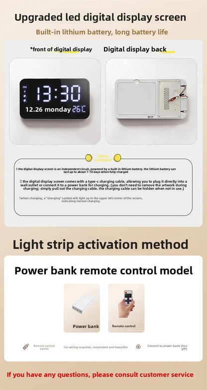 Earth Double Sided Corner Clock LED Wall Clock Modern Design Living Room Decoration Advanced Sense Wall Watch Home Wall Decor - 𝕄𝕮 𝕋𝕙𝕖 𝔹𝕝𝕒𝕔𝕜 𝔻𝕚𝕒𝕞𝕠𝕟𝕕