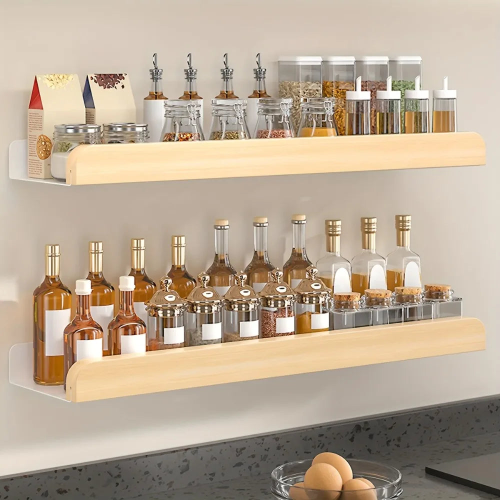 Wall mounted bathroom storage organizer by MC The Black Diamond, holds shampoo and accessories in a sleek bath caddy.