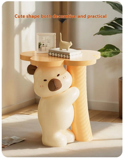 Home Decor Furniture Cartoon Animal Figurines Side Table Living Room Floor Decoration Children&