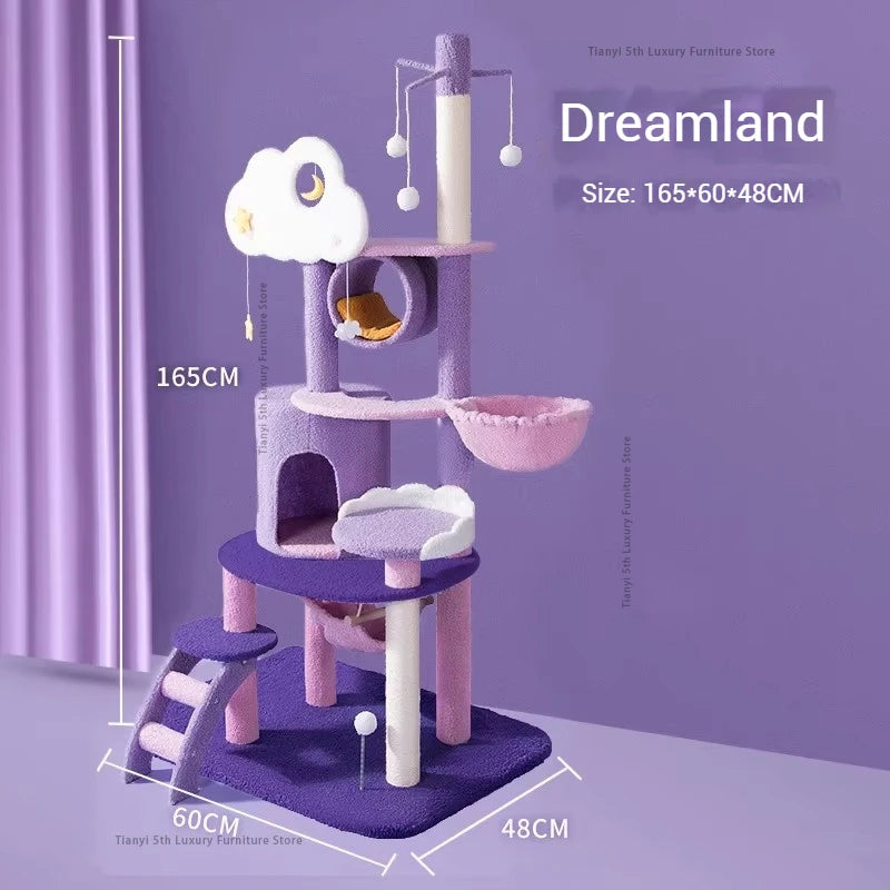 Designers Denmark Cat Climbing Frame Nordic Luxury Space Capsule Cat Tree Scratching Post Cat Castle Pet Products Árbol Gato FYC