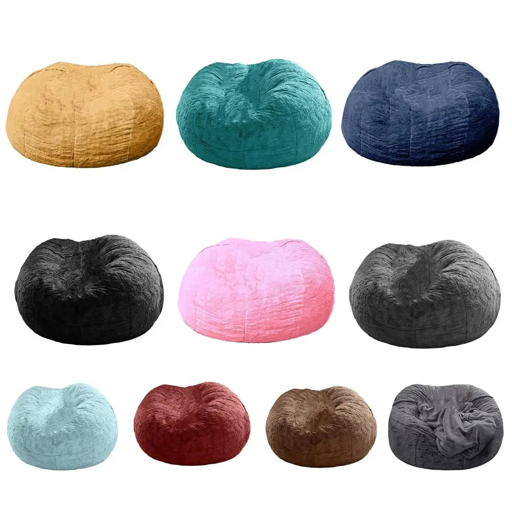 Oversized bean bag chair cover crafted from durable