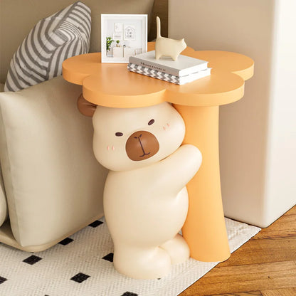 Home Decor Furniture Cartoon Animal Figurines Side Table Living Room Floor Decoration Children&