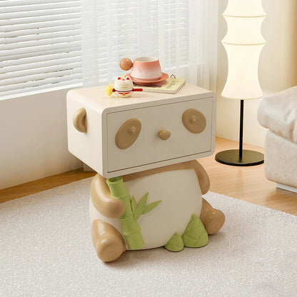 Cute Panda Bedside Table, Creative Floor Storage Ornament, Living Room, Bedroom, Sofa, Side Cabinet, Home Decoration, Furniture - 𝕄𝕮 𝕋𝕙𝕖 𝔹𝕝𝕒𝕔𝕜 𝔻𝕚𝕒𝕞𝕠𝕟𝕕