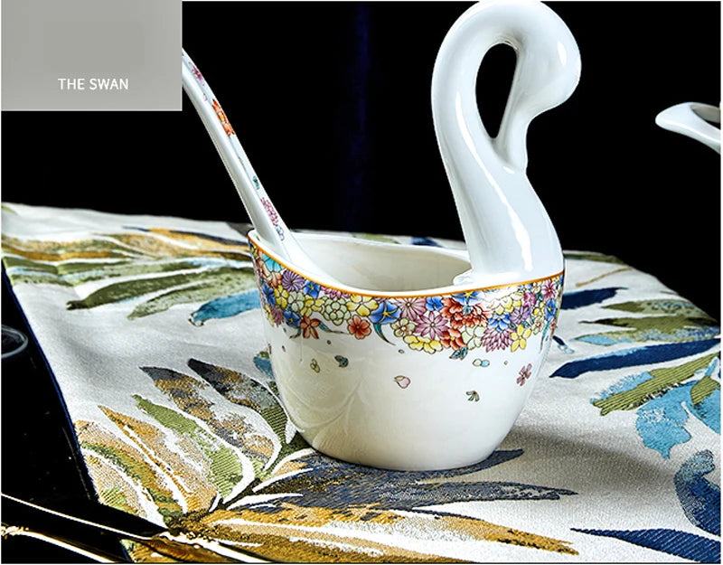 50-piece porcelain dinner set with star design by 𝕄𝕔 𝕋𝕙𝕖 𝔹𝕝𝕒𝕔𝕜 𝔻𝕚𝕒𝕞𝕠�
