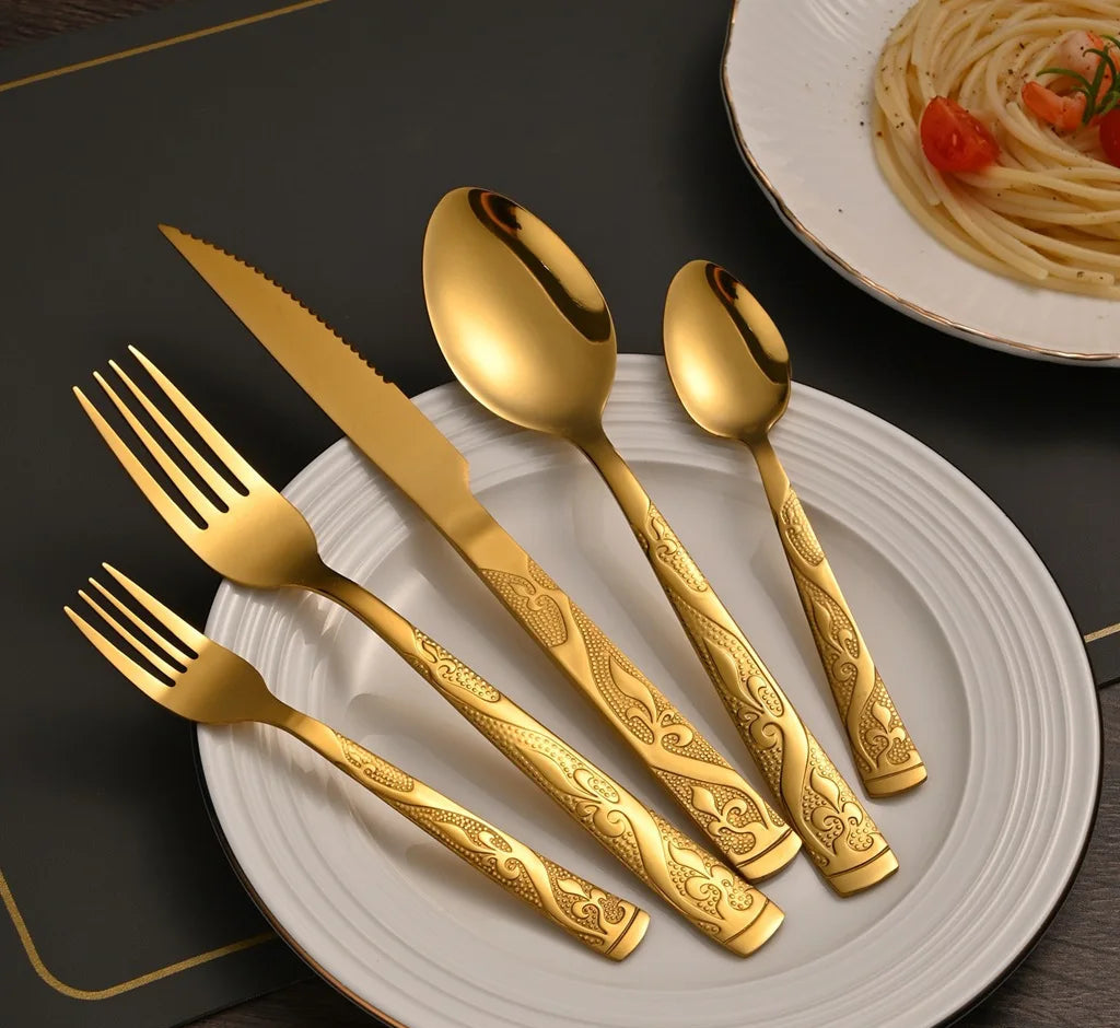 Knife Spoon Vintage Stainless Steel Tableware